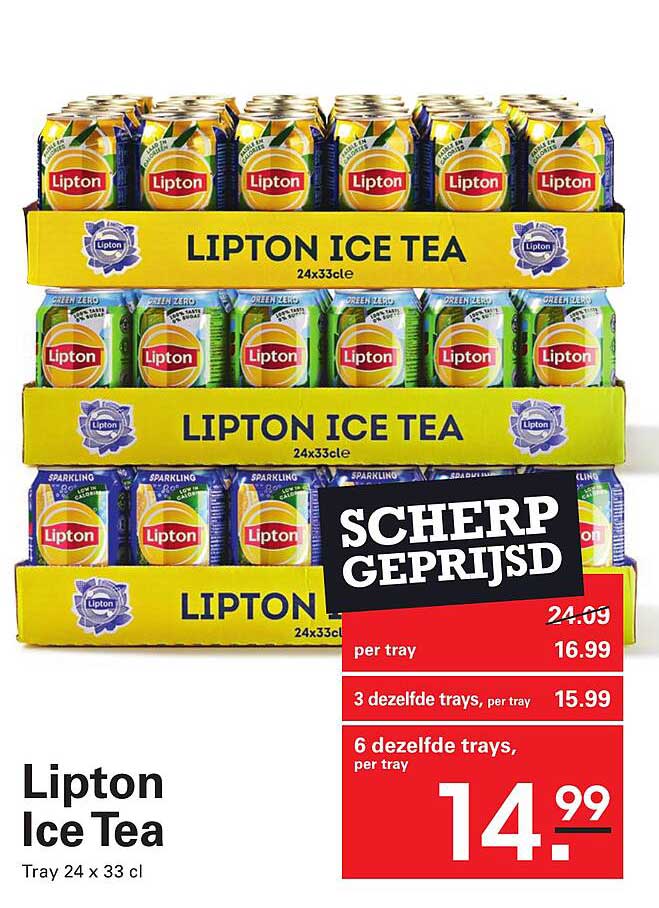 Lipton Ice Tea Tray 24 x 33 cl
