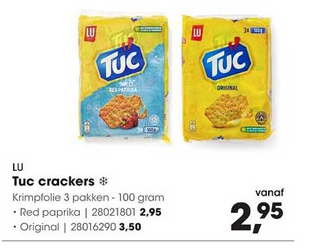 LU Tuc crackers