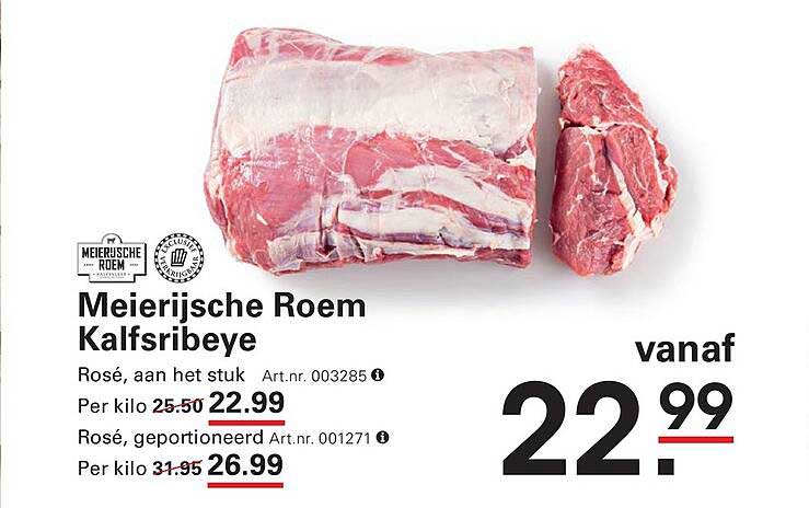 Meierijsche Roem Kalfsribeye