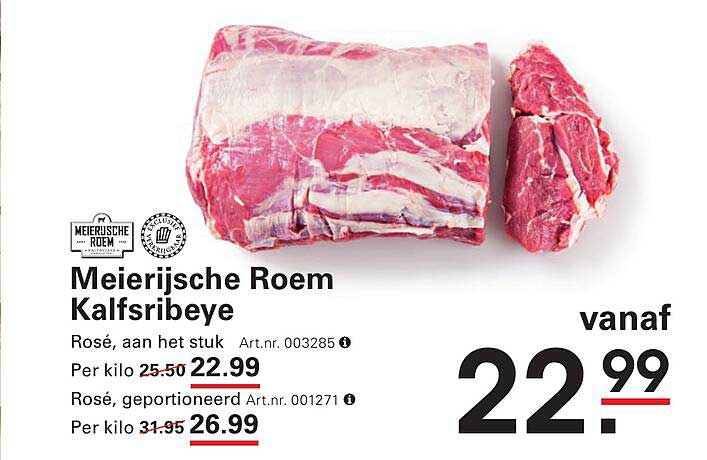 Meierijsche Roem Kalfsribeye