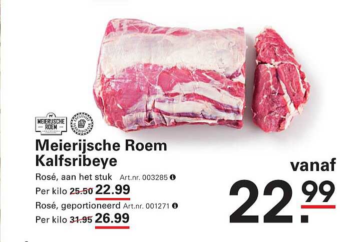 Meierijsche Roem Kalfsribeye
