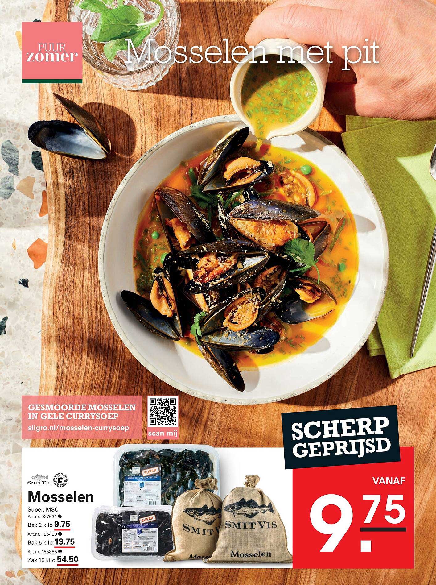Mosselen met pit