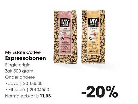 My Estate Coffee Espressobonen