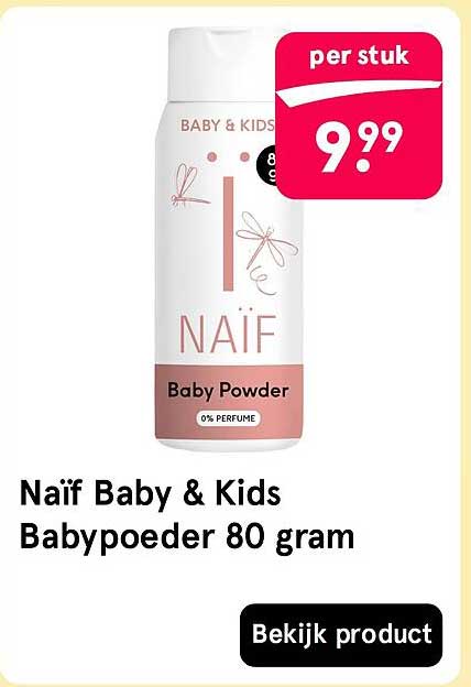 Naïf Baby & Kids Babypoeder 80 gram