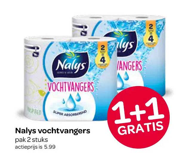 Naly's vochtvangers 1+1 GRATIS