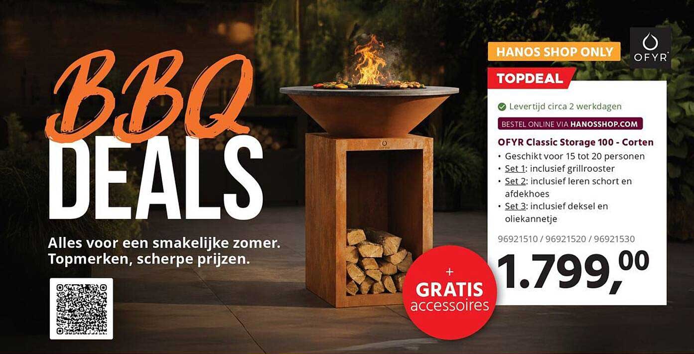 OFYR Classic Storage 100 - Corten + GRATIS accessoires