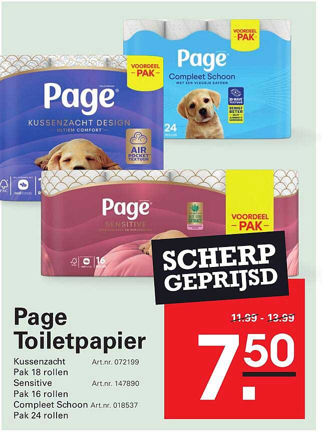 Page Toiletpapier