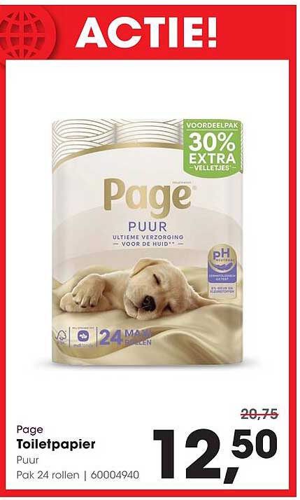 Page Toiletpapier Puur