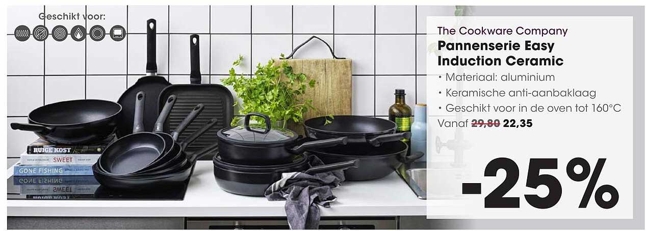 Pannenset Easy Induction Ceramic -25%