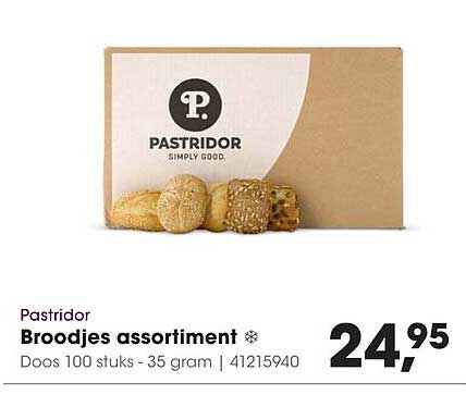 Pastridor Broodjes assortiment