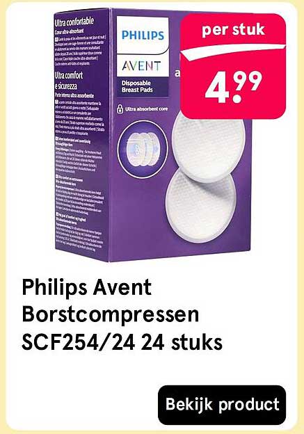 Philips Avent Borstcompressen SCF254/24 24 stuks