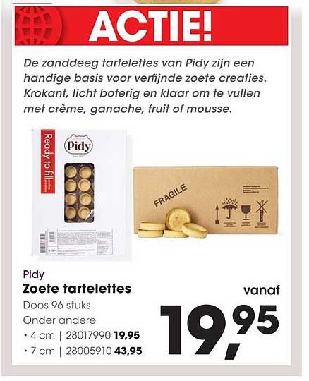 Pidy Zoete tartelettes