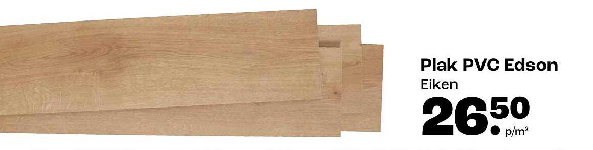 Plak PVC Edson Eiken