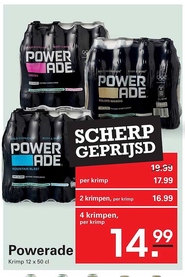 Powerade Krimp 12 x 50 cl