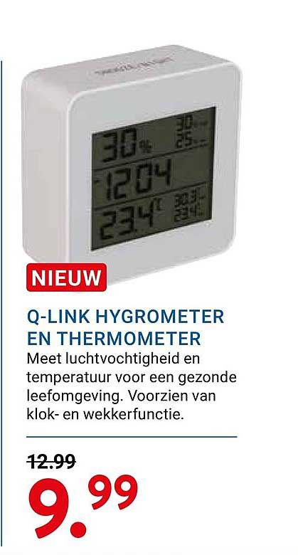 Q-LINK HYGROMETER EN THERMOMETER