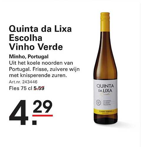 Quinta da Lixa Escolha Vinho Verde