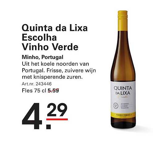 Quinta da Lixa Escolha Vinho Verde