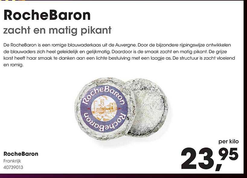 RocheBaron zacht en matig pikant