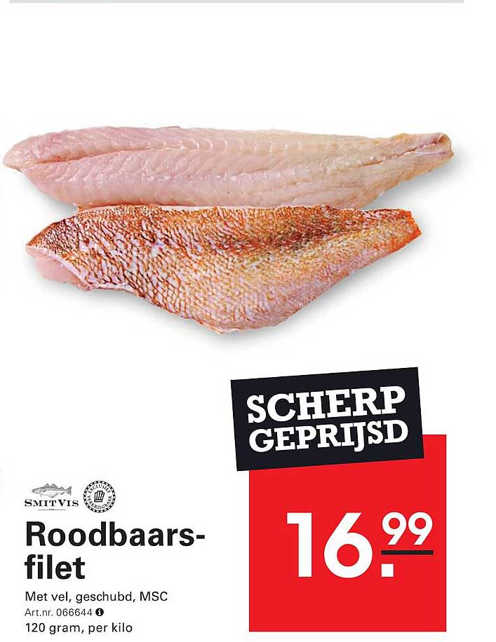 Roodbaars-filet
