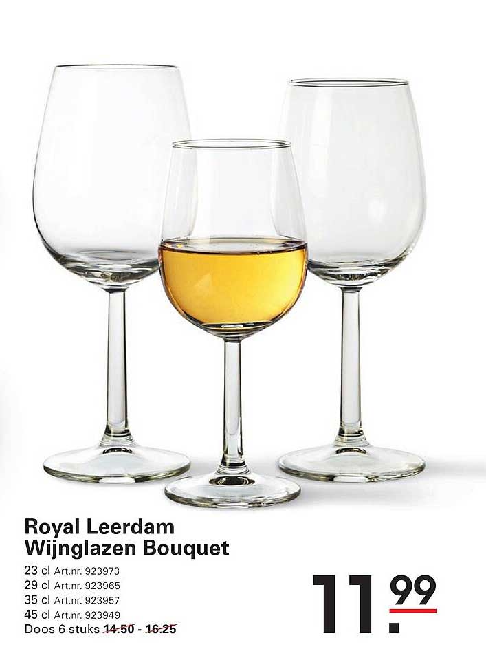 Royal Leerdam Wijnglazen Bouquet