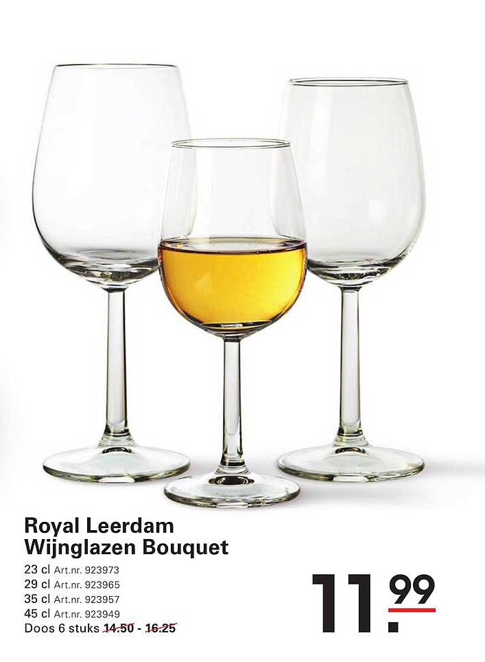 Royal Leerdam Wijnglazen Bouquet