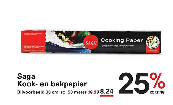 Saga Kook- en bakpapier