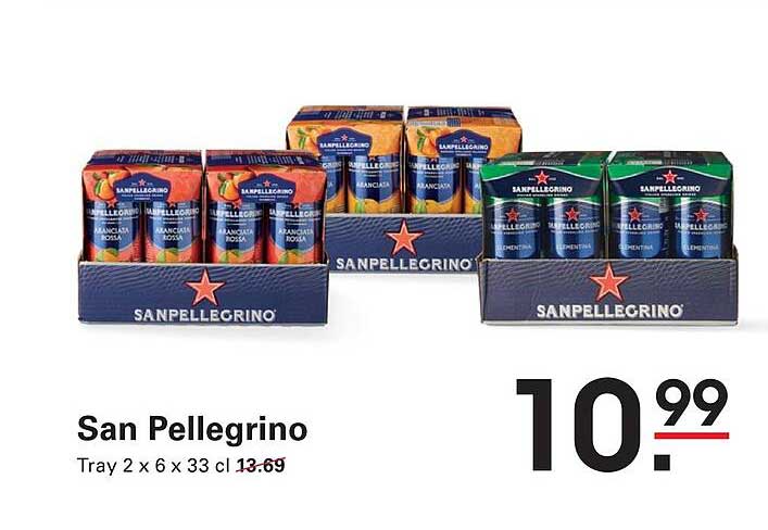San Pellegrino Tray 2 x 6 x 33 cl