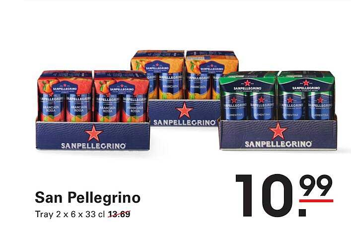 San Pellegrino Tray 2 x 6 x 33 cl