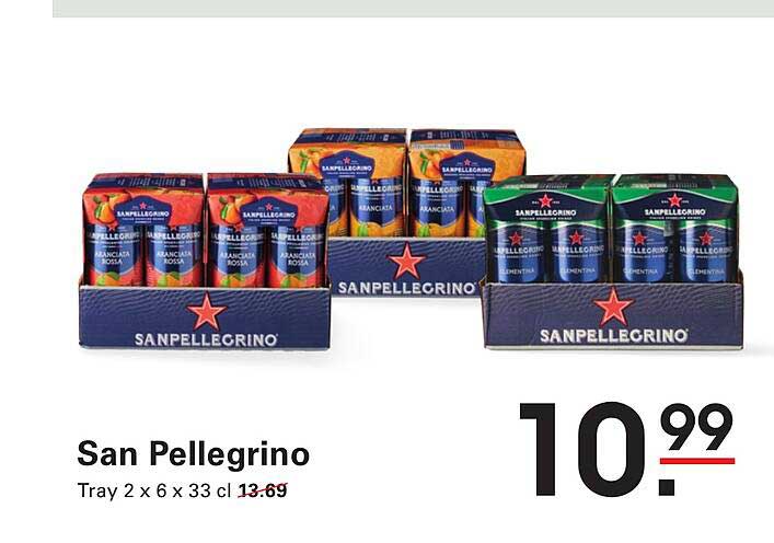 San Pellegrino Tray 2 x 6 x 33 cl