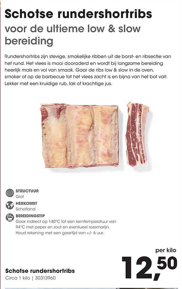 Schotse rundershortribs