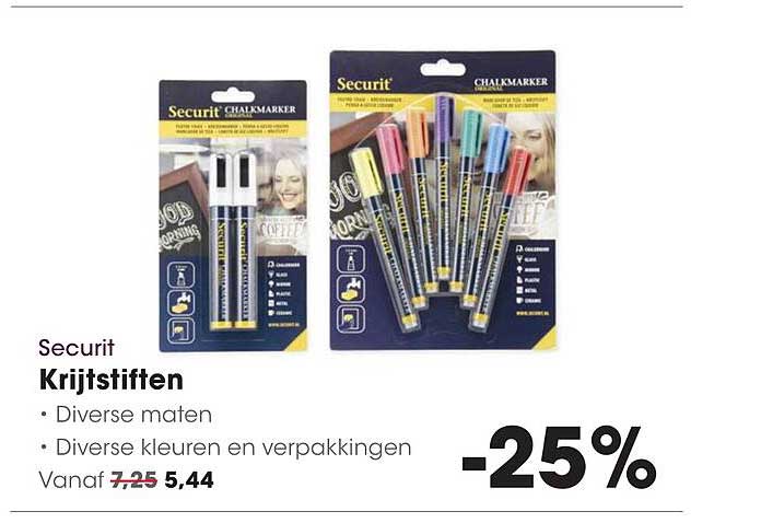 Securit Krijstiften