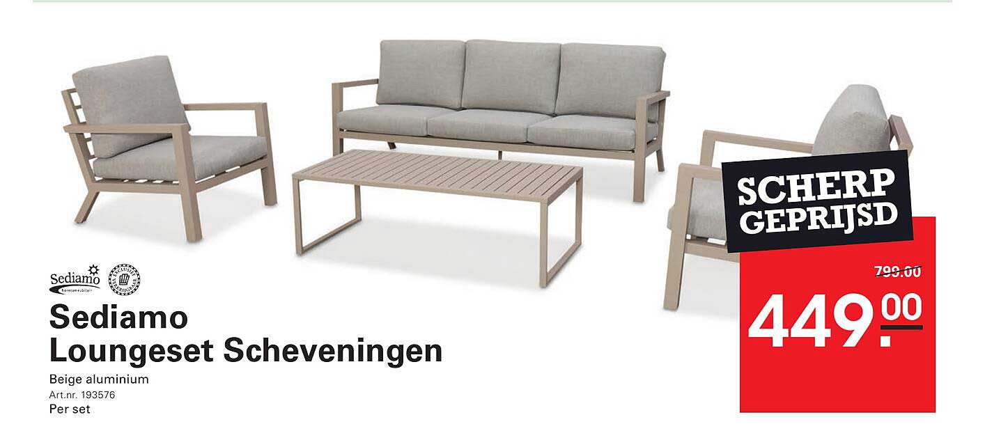 Sediamo Loungeset Scheveningen
