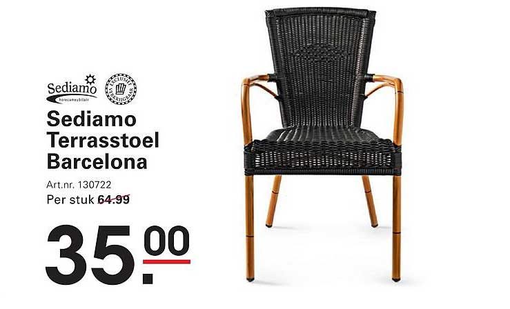 Sediamo Terrasstoel Barcelona