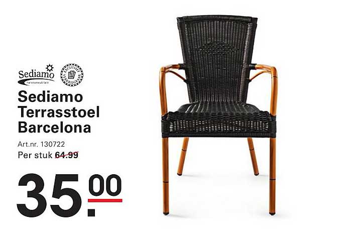 Sediamo Terrasstoel Barcelona