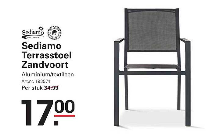 Sediamo Terrasstoel Zandvoort