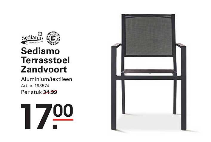 Sediamo Terrasstoel Zandvoort