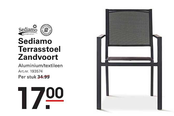 Sediamo Terrasstoel Zandvoort
