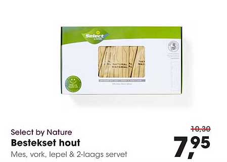 Select by Nature Bestekset hout