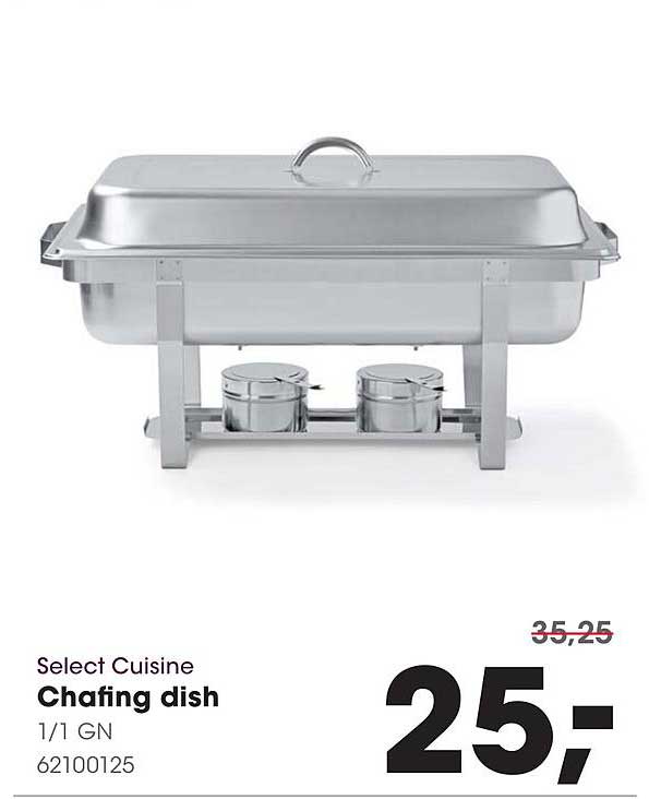 Select Cuisine Chafing dish 1/1 GN
