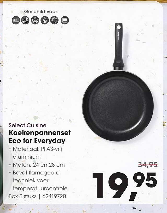 Select Cuisine Koekenpannenset Eco for Everyday
