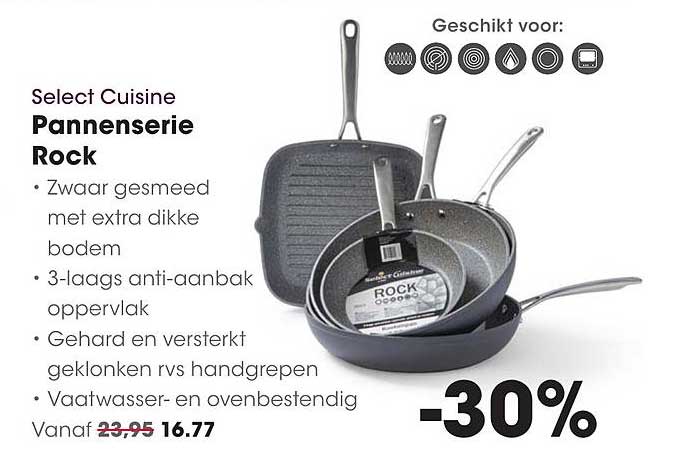 Select Cuisine Pannenset Rock -30%