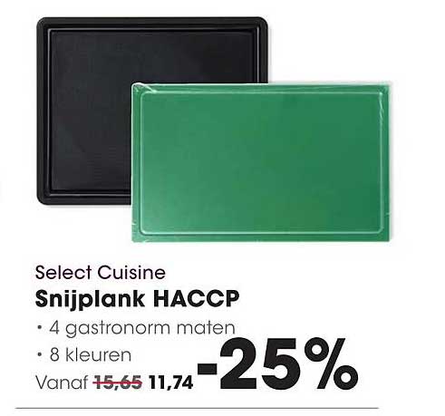 Select Cuisine Snijplank HACCP -25%