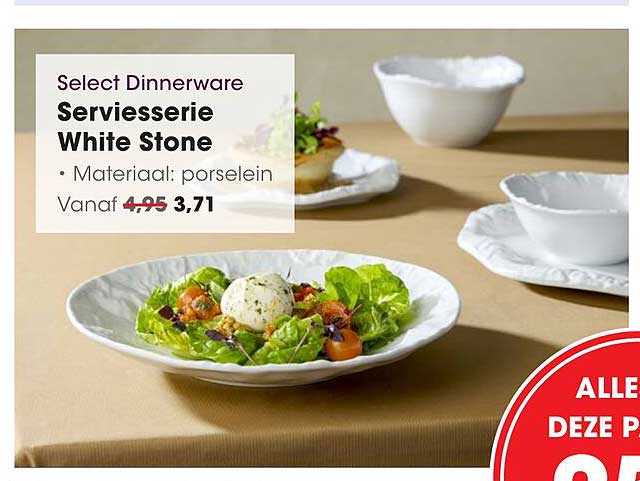 Select Dinnerware Serviesserie White Stone