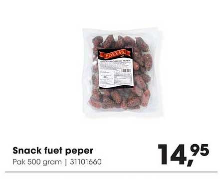 Snack fuet peper
