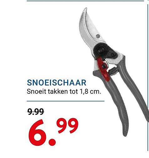 SNOEISCHAAR Snoeit takken tot 1,8 cm.
