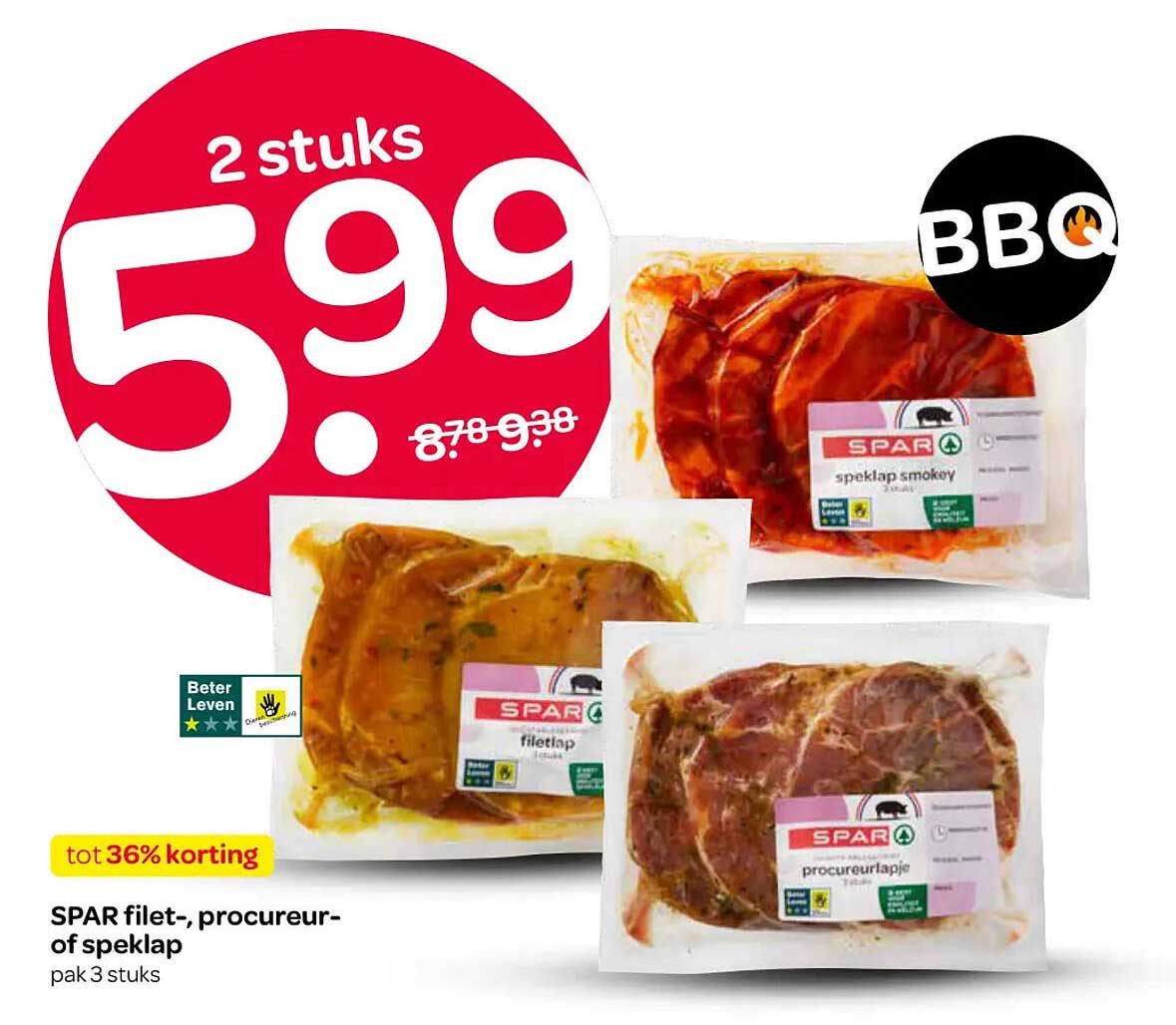 SPAR filet-, procureur- of speklap