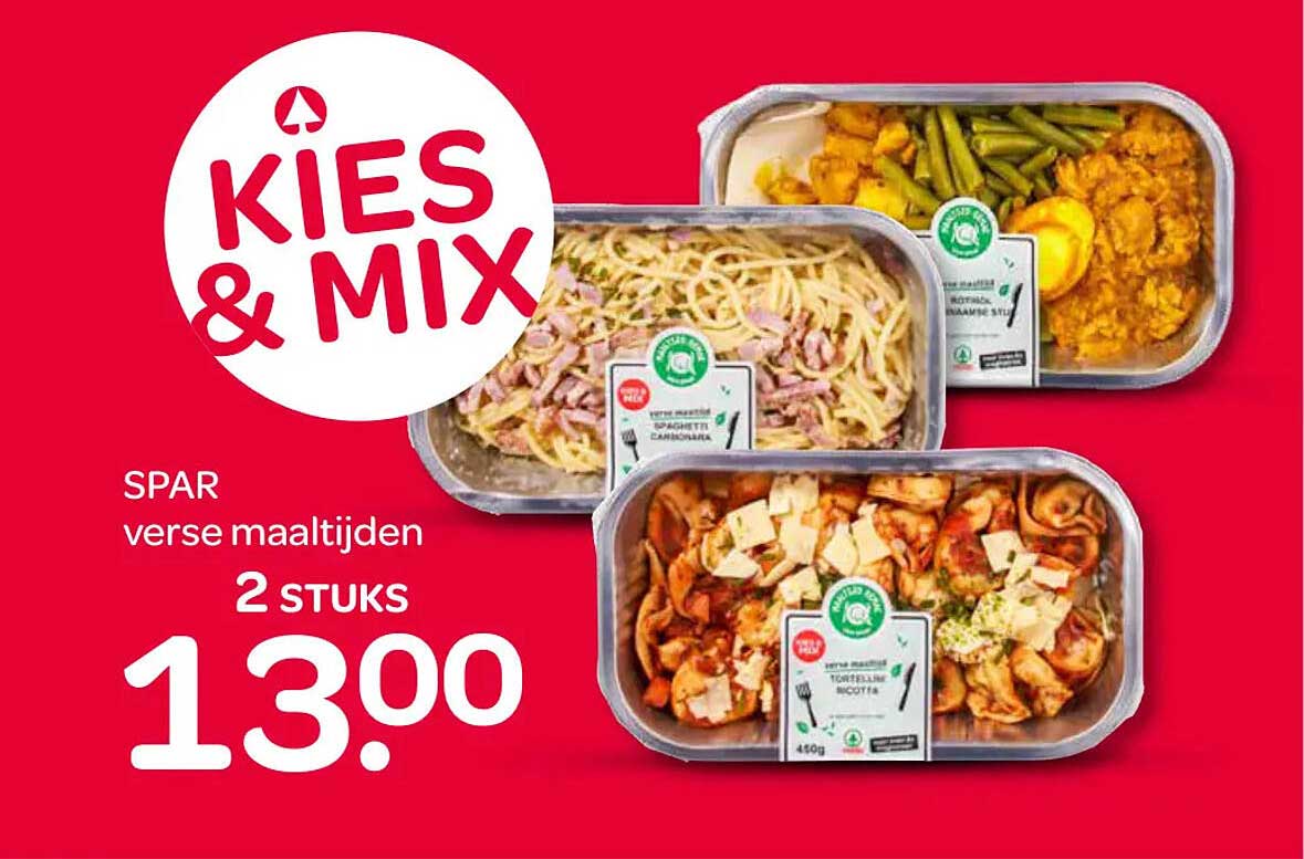 SPAR verse maaltijden 2 STUKS