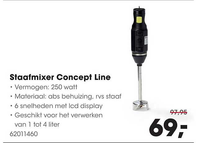 Staafmixer Concept Line