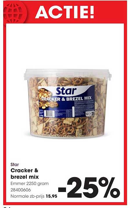 Star Cracker & brezel mix -25%