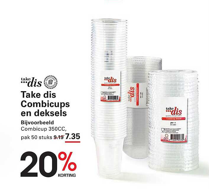 Take dis Combicups en deksels
